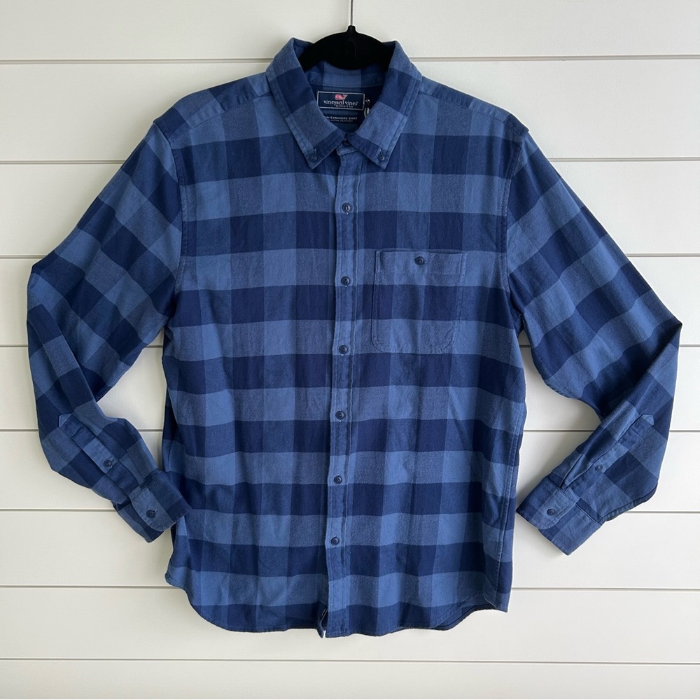 Vineyard Vines Blue Casual Button Down Shirt